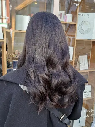 ロング カラー MIYU/透明感 渋谷/ベージュカラーのヘアスタイル