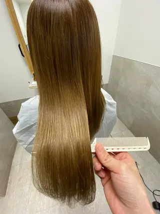 ロング 美髪クリエーター テラダタエコのヘアスタイル