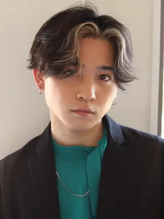 ショート カラー メンズ 高橋 一樹のヘアスタイル