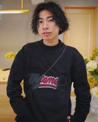 メンズ シャドウパーマ 田形清流のヘアスタイル