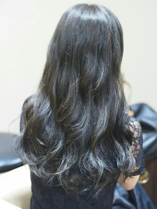 ロング カラー 辻 竜也　のヘアスタイル