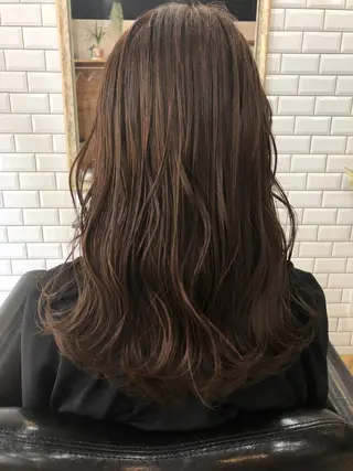 ロング カラー 橋本 敬介のヘアスタイル