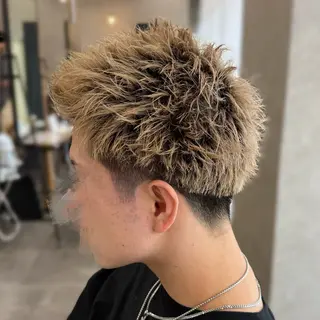 ショート メンズ  楓🍁COQU ✂︎men's限定のヘアスタイル