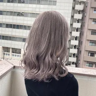 ミディアム カラー エフェクトブリーチ 🌟前澤啓太朗のヘアスタイル