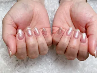 ネイル ki🍒🍒 ki ツルツルネイルのネイルデザイン