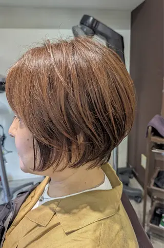 ショート カラー お悩み改善 美容師✂鷲田竜也のヘアスタイル