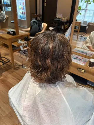 パーマ 松田 鈴菜のヘアスタイル