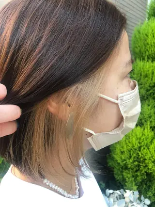 ミディアム メンズパーマ、カラー 大募集村上莉奈のヘアスタイル