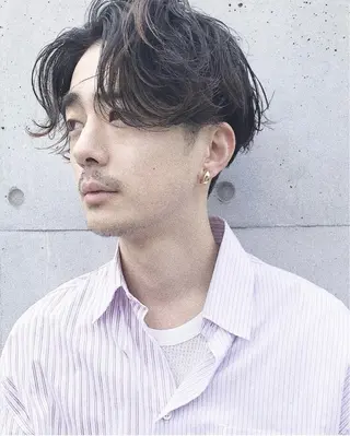 パーマ メンズ 吉川 陽菜のヘアスタイル