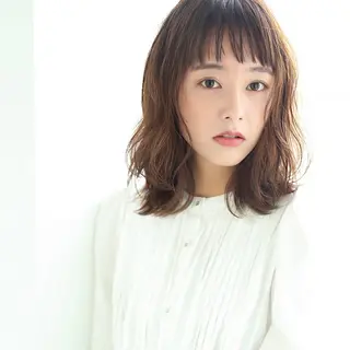 ミディアム カラー DAICHI inity心斎橋のヘアスタイル