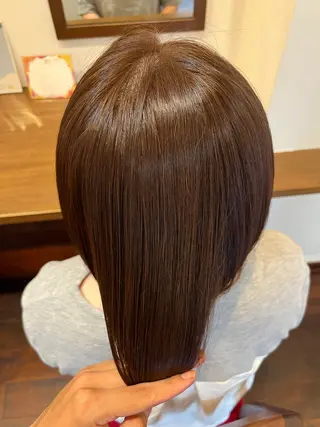 ショート カラー 今在家 玲【艶髪スト レート/メンズ】のヘアスタイル