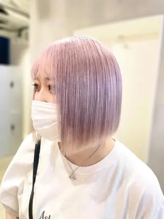 ショート カラー ハイトーン×レイヤー ／遠藤将太のヘアスタイル
