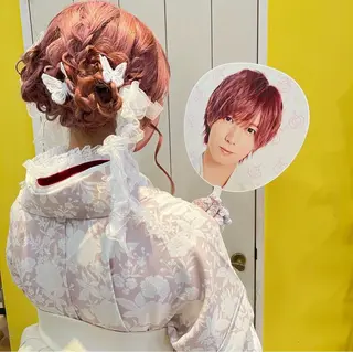 ロング インナーカラー /ヘアメ じゅんのヘアスタイル