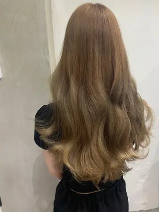 ロング カラー ヘアアレンジ 憧れの艶ハイトーンへ 🌙サイダサキのヘアスタイル