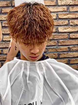 パーマ メンズ 波巻き/サーフカール 🌊吉野裕稀のヘアスタイル