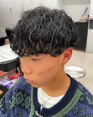 パーマ メンズ 🍐シャドウパーマ メンズ特化/守岡🍐のヘアスタイル