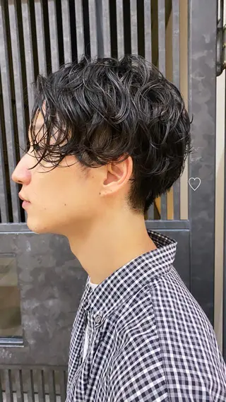 メンズ ウルフカット/吉村 桃子のヘアスタイル