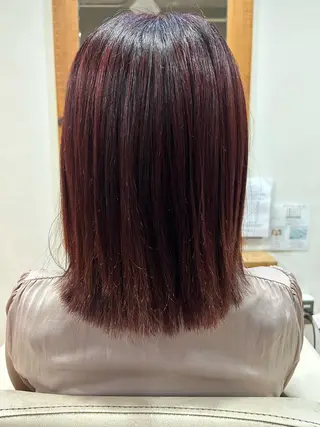 ミディアム 平野 佑有のヘアスタイル
