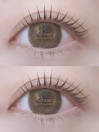 マツエク・マツパ Quincy ネイル&アイラッシュのマツエク・マツパデザイン