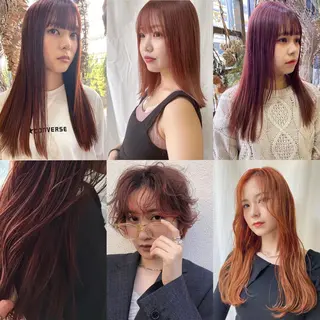 セミロング カラー 松尾太樹 【pia】福岡美容室のヘアスタイル