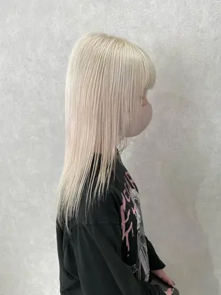 セミロング カラー Hiro ヒロのヘアスタイル