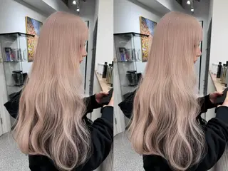 カラー ハイトーン/PELE 原宿/Kanau🥀のヘアスタイル