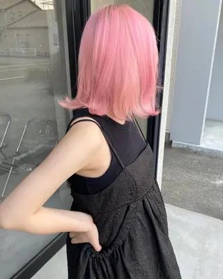 ミディアム mood alissaのヘアスタイル