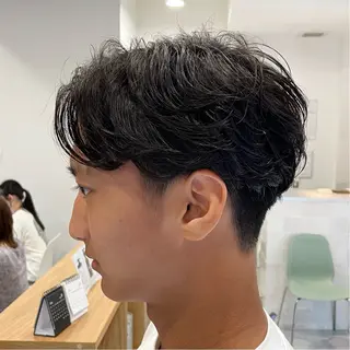 ショート パーマ メンズ メンズカット/ニュア ンスパーマkaitoのヘアスタイル