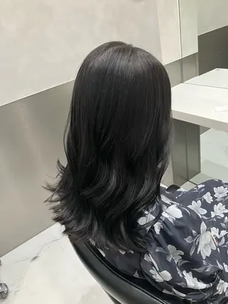 カラー 💖ブリーチなし透明 感💖ASAHIのヘアスタイル