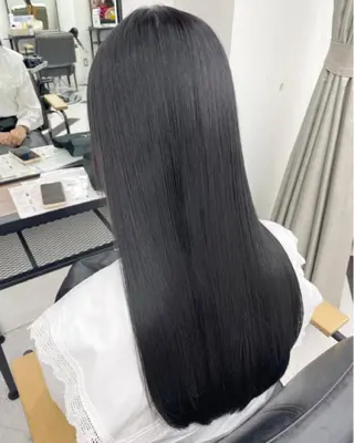 ロング カラー パーマ ヘアアレンジ メンズ mona/ ストレートスタイル✨のヘアスタイル