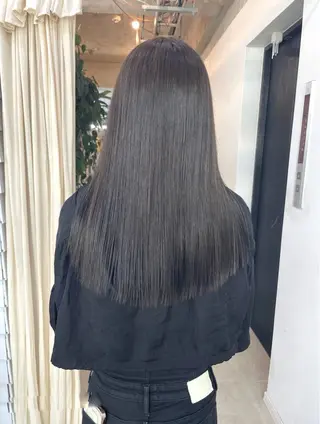 ロング ブリーチ有無Wカラー メンズパーマ大成のヘアスタイル