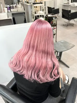 セミロング カラー Cielro【 シェイロ 】所属・Cielro/ダブル カラー/西田咲希のヘアスタイル