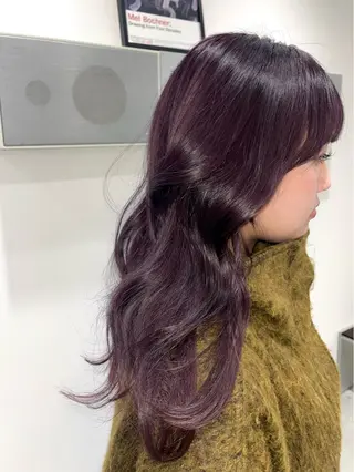 ロング カラー kosoraレイヤー ハイトーン/デザインのヘアスタイル