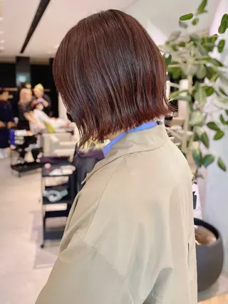 ミディアム カラー 銀座/韓国レイヤー/ 艶カラー🍓原田侑依のヘアスタイル