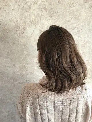 ミディアム カラー 髪質改善/美髪ケア ✨岡野右京のヘアスタイル