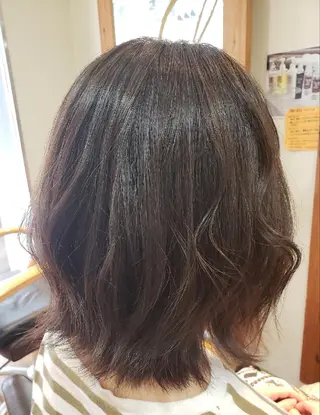 ミディアム カラー 長岡 健一のヘアスタイル