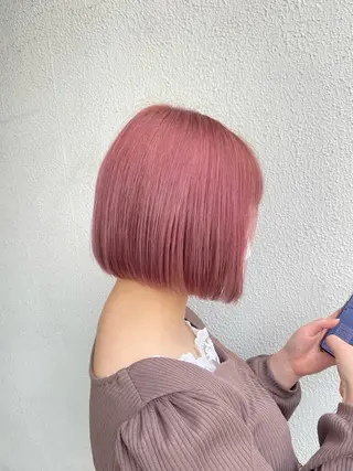 ショート カラー パーマ ヘアアレンジ メンズ 【縮毛矯正ブリーチ】 MANATO🌈のヘアスタイル