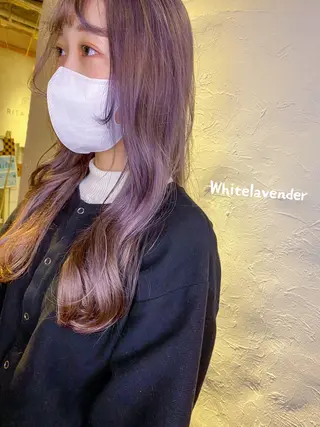 ロング カラー ブリーチ特化🌺★ あや🌵のヘアスタイル