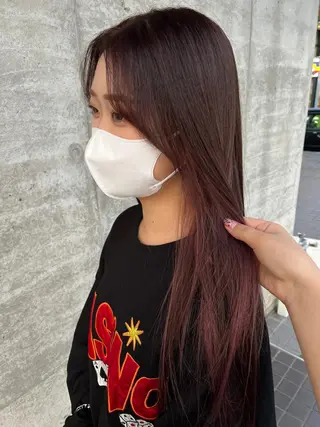 ロング カラー alu yuinaのヘアスタイル