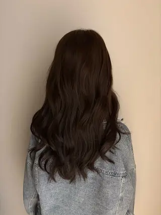 ロング カラー みぞぐち じゅりのヘアスタイル