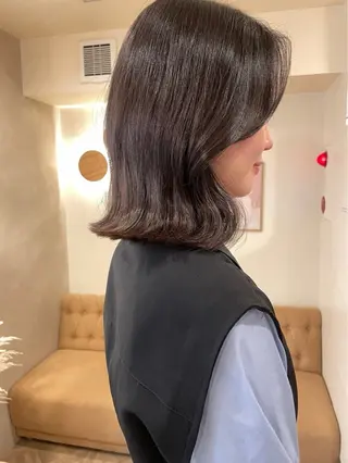 ミディアム rino/カット/ ショート／名古屋のヘアスタイル