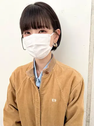 ショート カラー lani ブリーチ /ダブルカラーのヘアスタイル