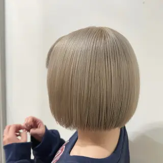 ミディアム カラー あべ ゆうかのヘアスタイル