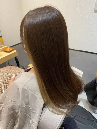 ロング カラー やまぐち あやみのヘアスタイル