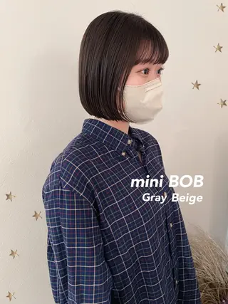ショート カラー 市川 千夏のヘアスタイル