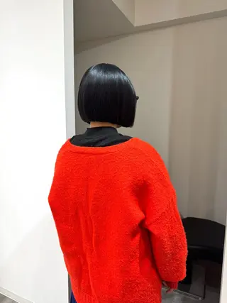 ショート カラー 大人な抜け感レイヤー remi🖤のヘアスタイル