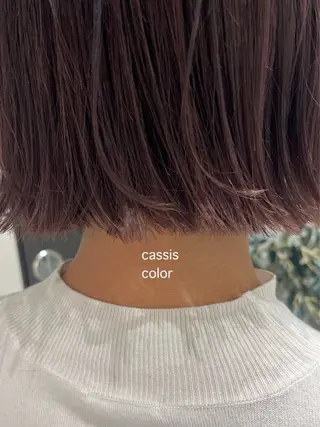 ミディアム カラー RINA🧤 デザインとボブのヘアスタイル