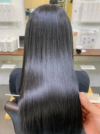 ロング カラー 【髪質改善】に特化 オリーブオイルクラブのヘアスタイル