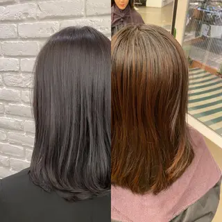 カラー 透明感カラー🌿 グレージュ🐺陽介のヘアスタイル