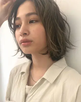 ミディアム パーマ 🧼柴田 健太郎🧼のヘアスタイル